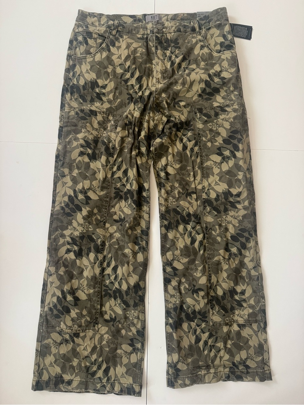 KUT Jodi High Rise Wide Straight Leg